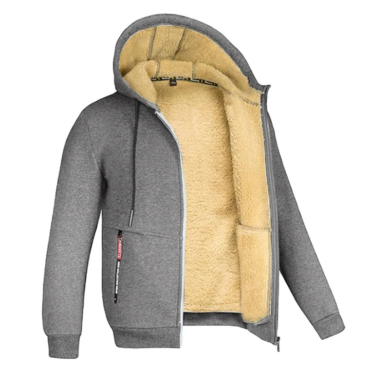 Zacht fleece heren vest, comfortabel en warm. Ideaal als casual bovenkleding voor mannen in herfstmode.
