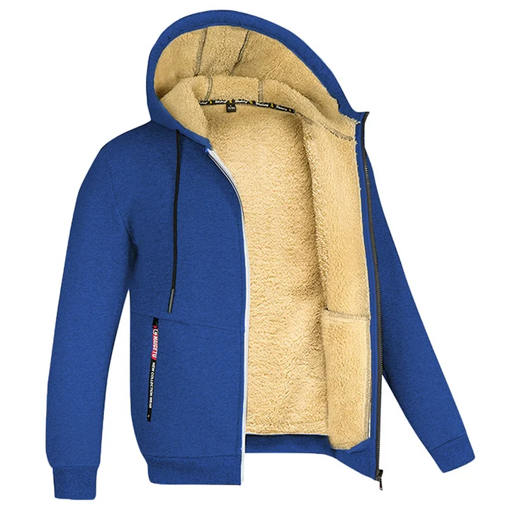 Stijlvol warm heren fleece vest voor winterkleding en herfstmode. Comfortabele en zachte bovenkleding voor mannen.