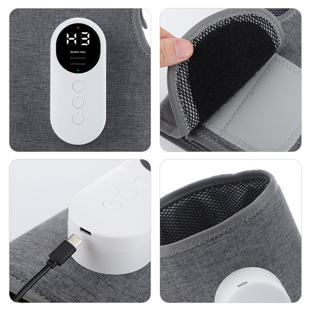 Unisex luchtcompressie beenmassage apparaat om vermoeide benen en kuiten te masseren. Stimuleert bloedcirculatie.