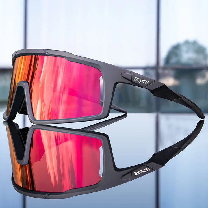 Stijlvolle unisex zonnebril, gepolariseerd en met UV-bescherming, perfect voor elke outdoor gelegenheid en dagelijks gebruik.