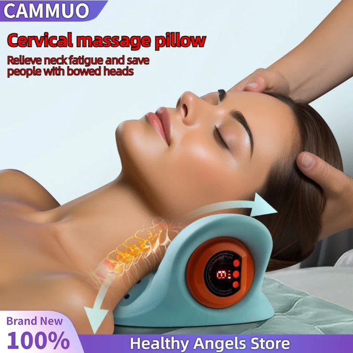 Gerichte pijnverlichting voor nek en schouders met dit innovatieve massagekussen, voor langdurig comfort.