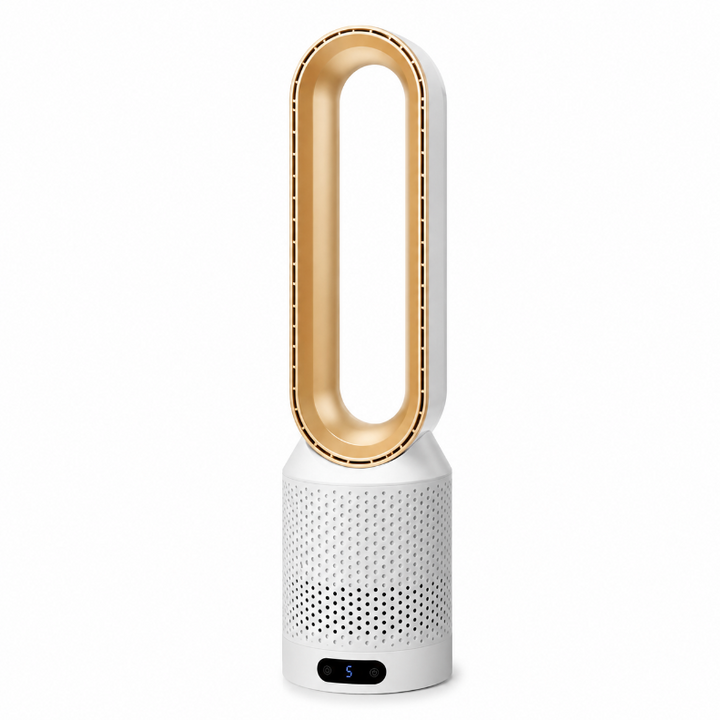 Comfortabele bediening met afstandsbediening van deze 3-in-1 torenventilator, luchtkoeler & luchtreiniger.