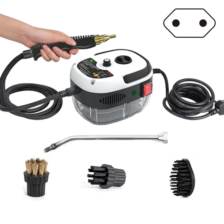 Stoomreiniger met de focus op chemicaliënvrije dieptereiniging, ideaal voor een veilig en schoon huishouden.