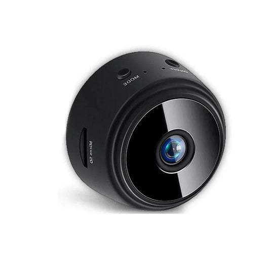 "Draadloze 1080P beveiligingscamera met nachtzicht, geschikt voor binnen en buiten, uitgerust met bewegings- en audiofunctie.