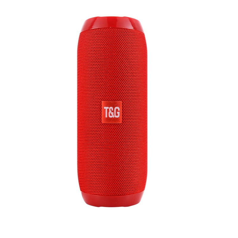 Krachtige draadloze Bluetooth speaker voor helder geluid, waterdicht en stofvrij, perfect voor elk feestje.
