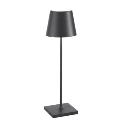 "Draadloze oplaadbare tafellamp, slank en modern ontwerp, ideaal voor elk interieur, met touch bediening en USB oplaadbaar."