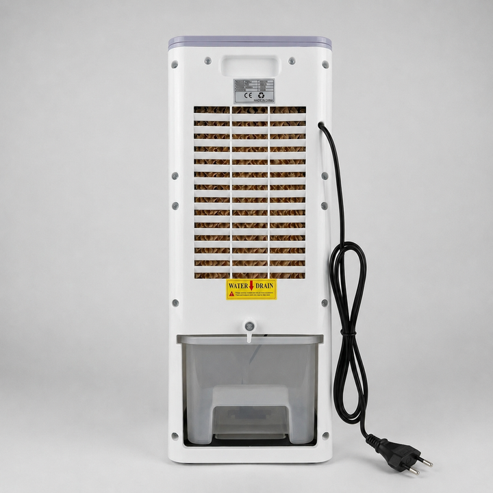Compacte 3-in-1 mobiele airco WC2026, functioneert als luchtkoeler, ventilator en luchtzuiveraar voor elke kamer.