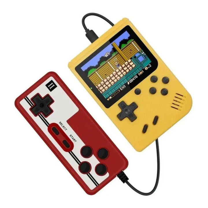 Geniet van klassieke gamingavonturen met deze draagbare console, boordevol 400+ retro favorieten.