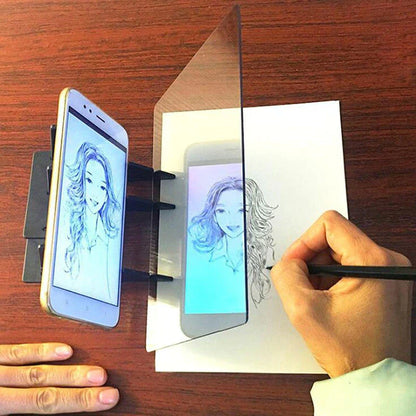 "Draagbare tekenprojector voor kinderen, lichtgewicht ontwerp, projecteert kleurrijke afbeeldingen voor gemakkelijke natekeni
