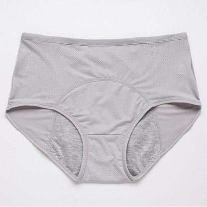 "Droog blijvend damesondergoed, naadloos en ademend, in een 4-pack. Verkrijgbaar in diverse kleuren en maten."