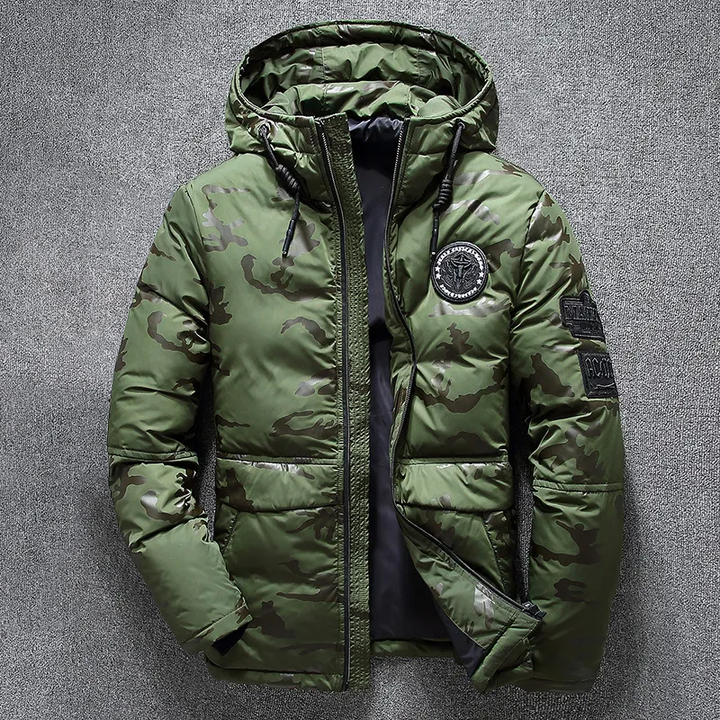 Heren Alpine Schild winterjas, perfecte bescherming tegen extreme kou, sneeuw en wind. Ideaal voor outdoor.