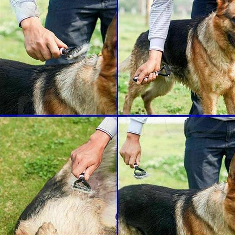 De dubbelzijdige SmoothGroom vachtverzorgingskam voor huisdieren; een must-have dierenbenodigdheid.