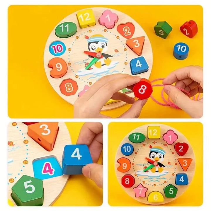 Ideaal Montessori cadeau voor baby's: veelzijdige houten 5-in-1 speelset voor urenlang speelplezier.