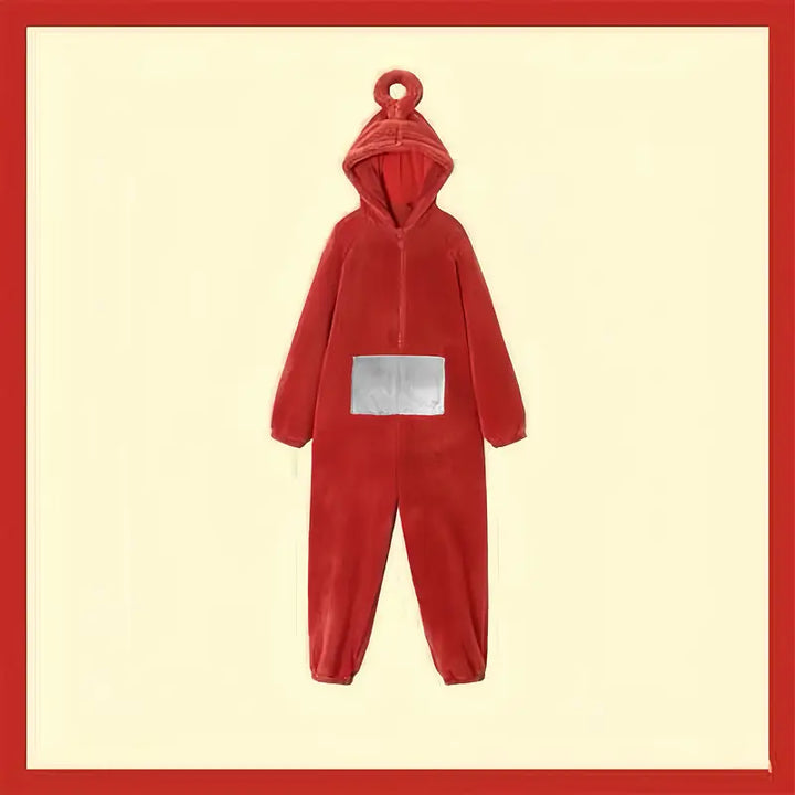 Gele Laa-Laa Teletubbies pyjama jumpsuit, zacht en knus voor ultiem comfort en ontspanning.