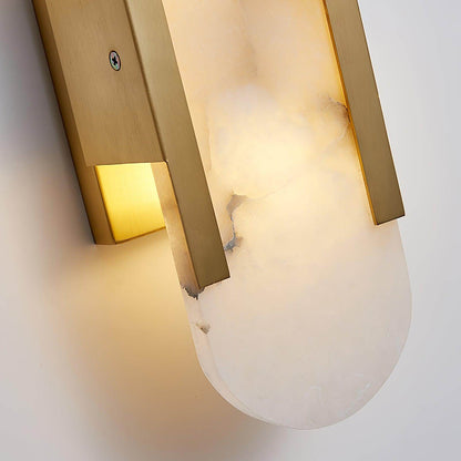 Moderne Wandlamp - Albast & Metaal