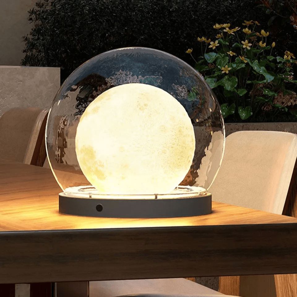 Moderne Buitenlamp - Maanvormig Design
