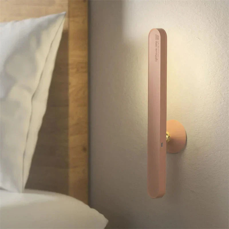 Compacte LED design tafellamp met aanraakschakelaar. Perfect als decoratief sfeerlicht in slaapkamer.