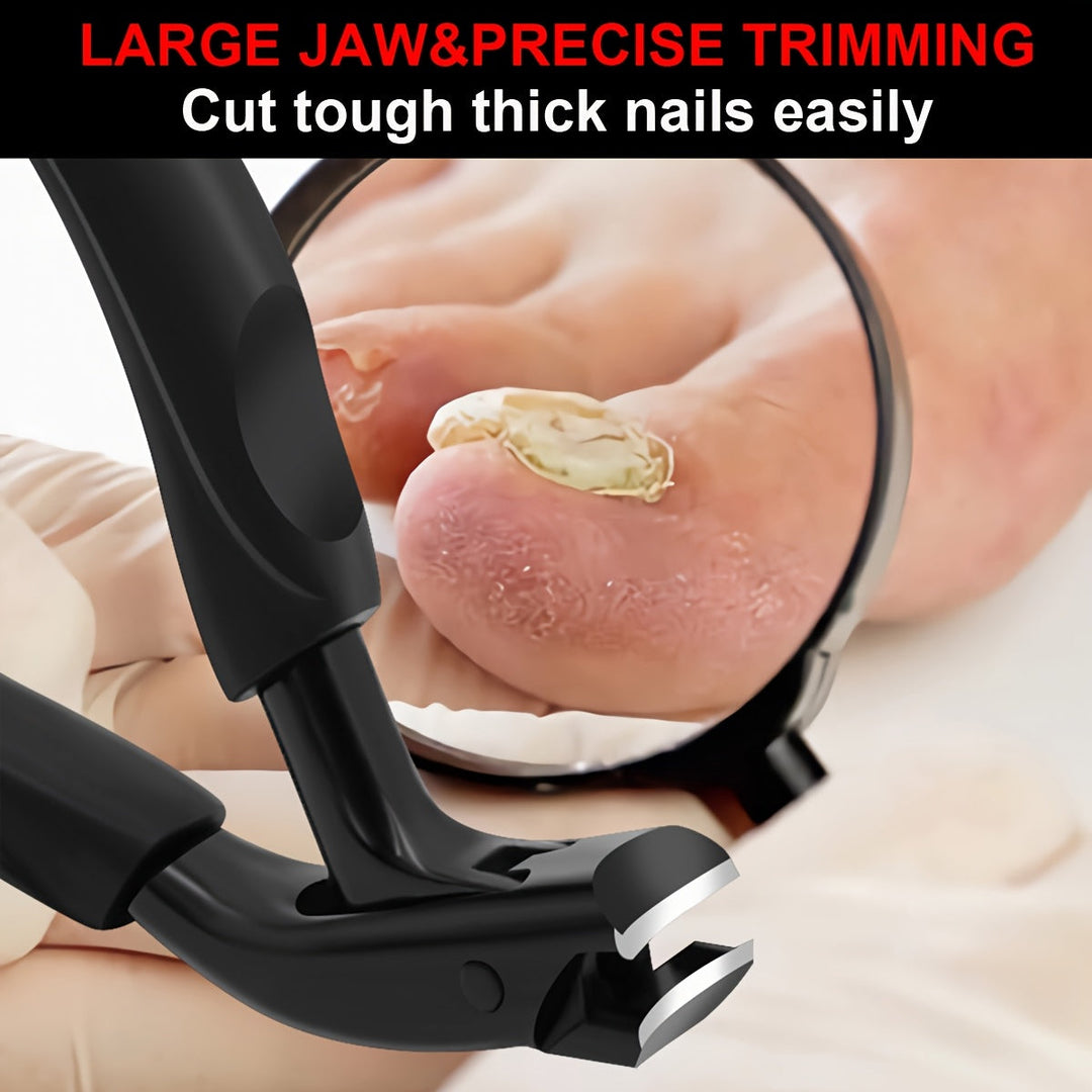 RVS teennagelknipper voor ingegroeide en dikke nagels; ideaal voor professionele pedicure en voetverzorging.