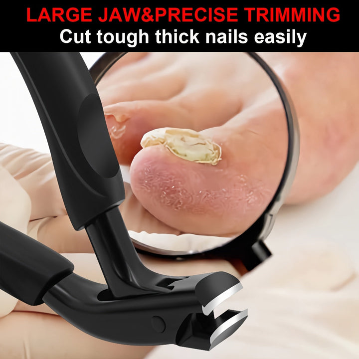RVS teennagelknipper voor ingegroeide en dikke nagels; ideaal voor professionele pedicure en voetverzorging.