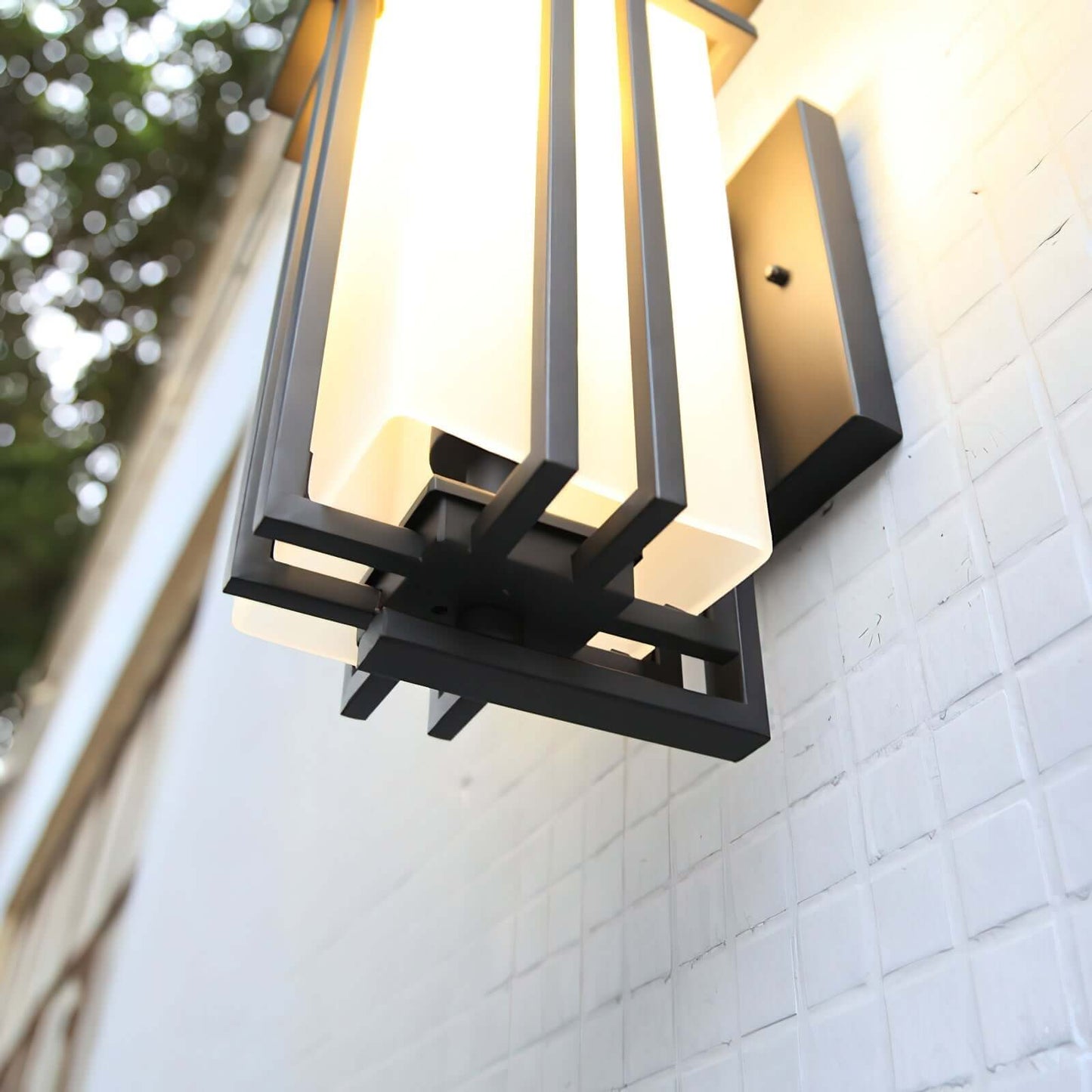 Buiten Wandlamp - IJzer & Glas