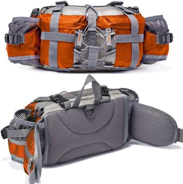 Ergonomische sporttas voor de heup, waterdicht en ultralicht, ideaal voor lange fietstochten en wandelen.