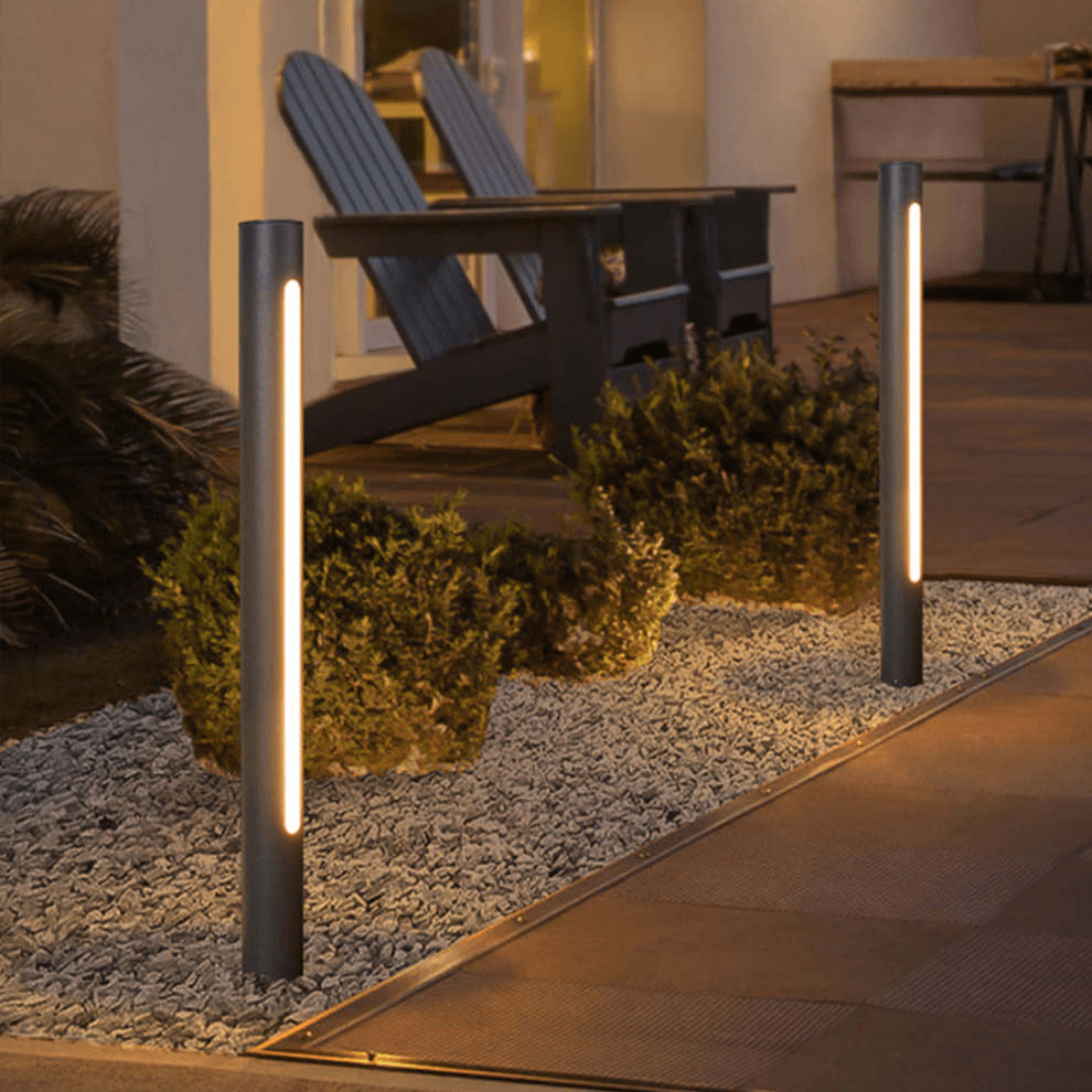 Moderne LED Buitenwandlamp - Metaal & Acryl