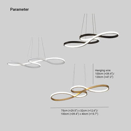 Muzieknoot LED Hanglamp - Moderne Verlichting