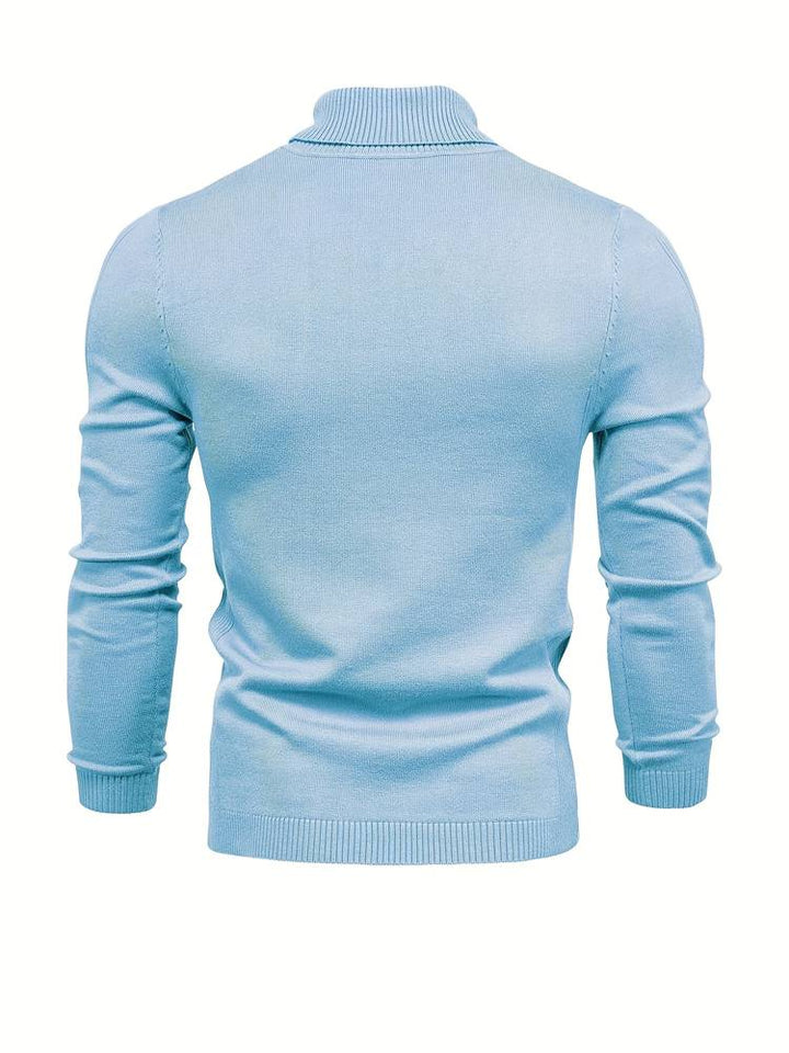 Veelzijdige heren coltrui, zowel casual als elegant. Warme premium trui voor de winter.