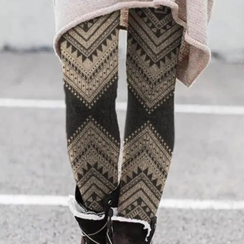 Stijlvolle stretch dameslegging voor elke gelegenheid; comfortabel, trendy en met flatterende hoge taille.