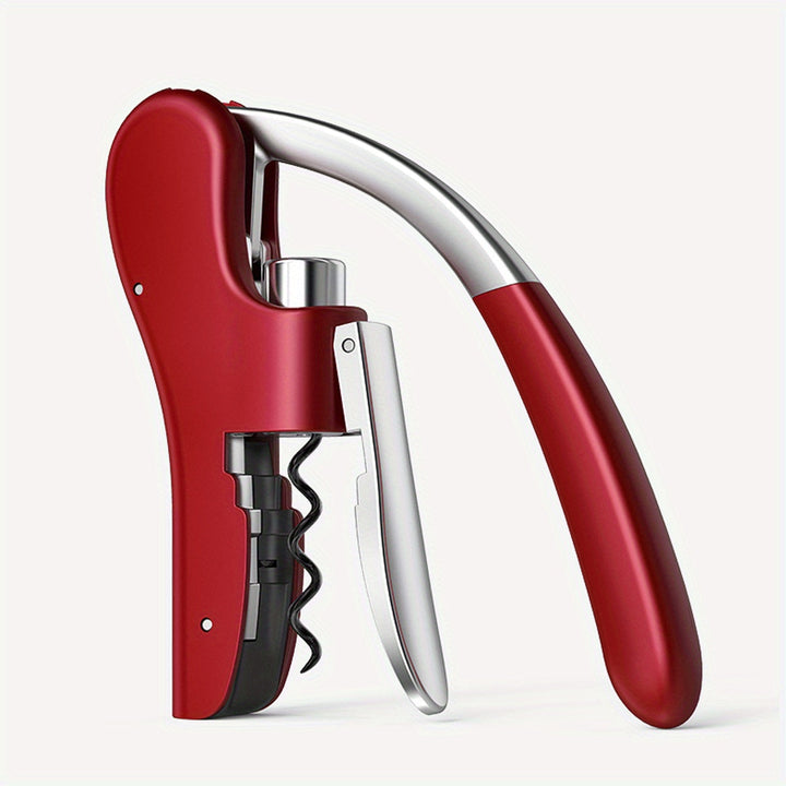 Stijlvolle ergonomische wijnopener, perfect als cadeau voor elke wijnliefhebber.