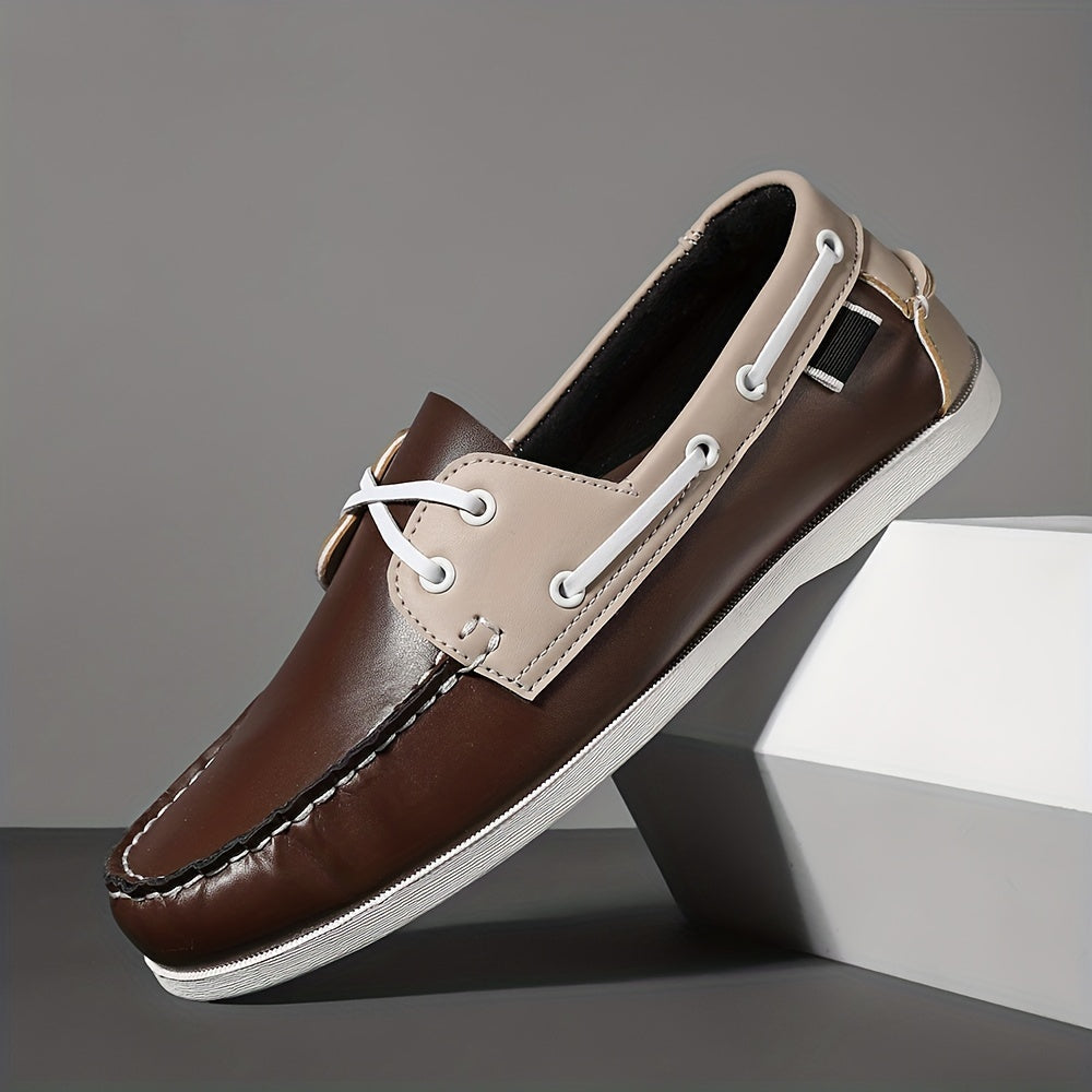 Heren bootschoenen Thijs: Vintage-stijl, comfortabel en met veel grip voor zomerse dagen.