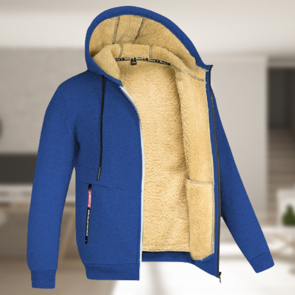 Warm en comfortabel herenvest, gevoerd, perfect als stijlvolle bovenkleding voor elke winteroutfit.