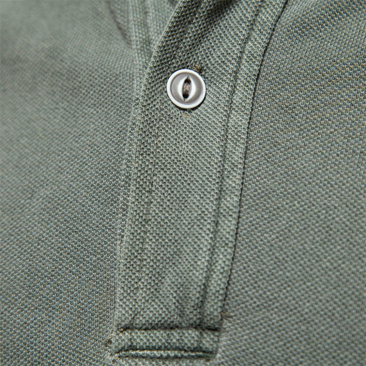 Stijlvol heren basic T-shirt (CJ26) in denimblauw, perfect voor lente en zomer, met korte mouwen.