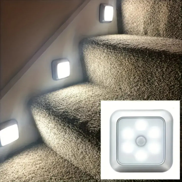 Multifunctioneel draadloos LED licht met bewegingssensor, perfect voor gang, trap en kasten.