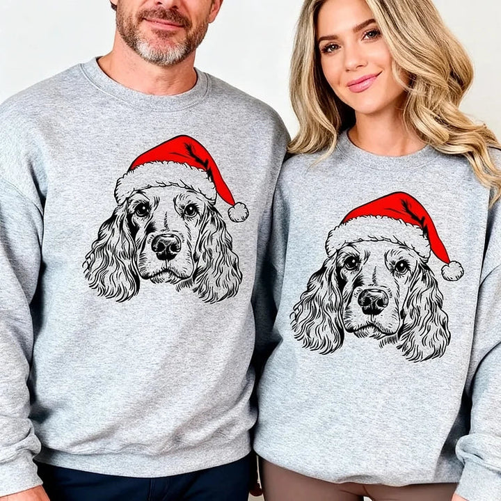 Feestelijke gepersonaliseerde kersttrui voor hem/haar, met unieke foto van je hond of kat.
