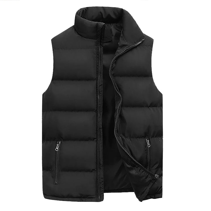 Lichtgewicht gewatteerde heren bodywarmer, warm en comfortabel voor winterse dagen.