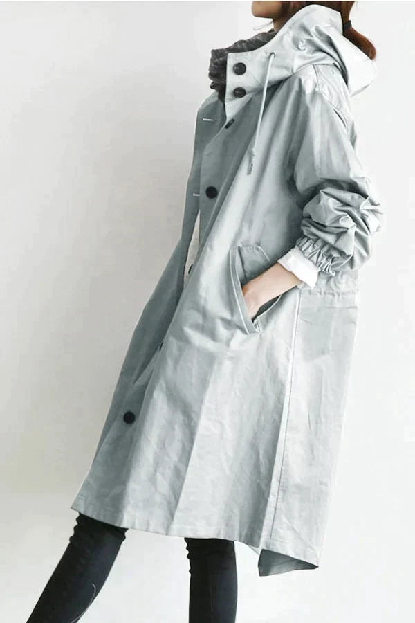 Lichtgewicht comfortabele oversized trenchcoat, perfect als lentejas of herfstjas voor dames.