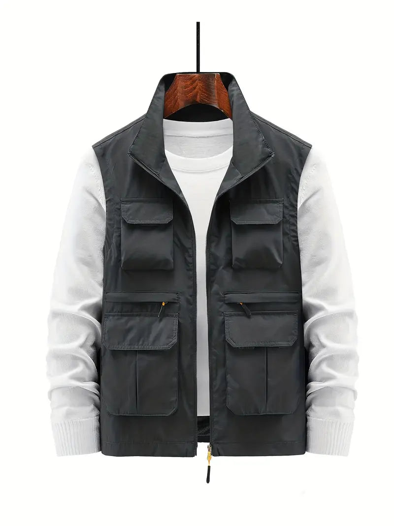 Thorne stijlvol outdoor herenvest, comfortabel en functioneel met zakken, ideaal voor elke buitenactiviteit.