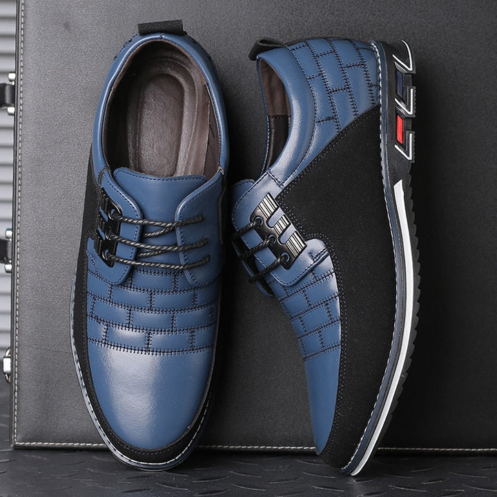 Nette heren schoenen van kunstleer, perfect te combineren met diverse outfits.