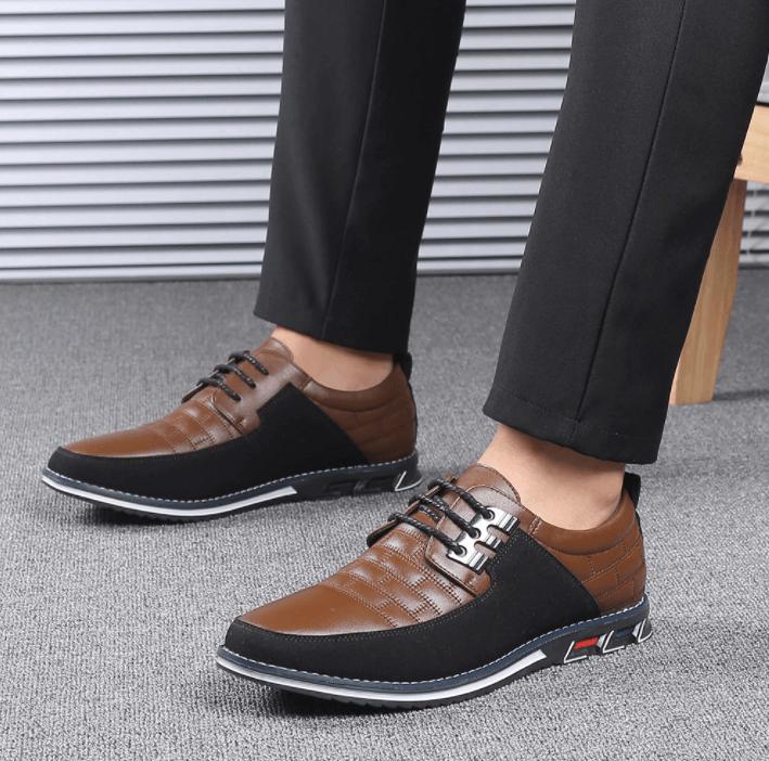 Stijlvolle hybride heren schoenen, met oog voor detail en hoogwaardige afwerking.