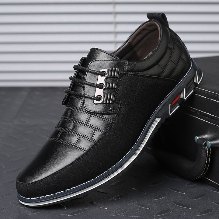 Elegante nette heren schoenen van kunstleer, veelzijdig voor geklede en casual outfits.