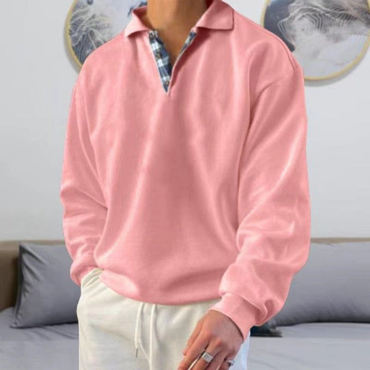Klassieke heren pullover, elegant en tijdloos. Een modieuze toevoeging aan elke mannen garderobe.