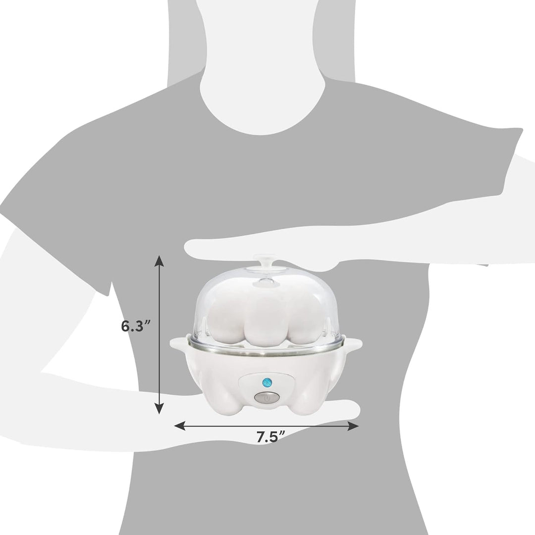 Snel en efficiënt eieren koken met deze huishoudelijke, multifunctionele elektrische eierkoker.