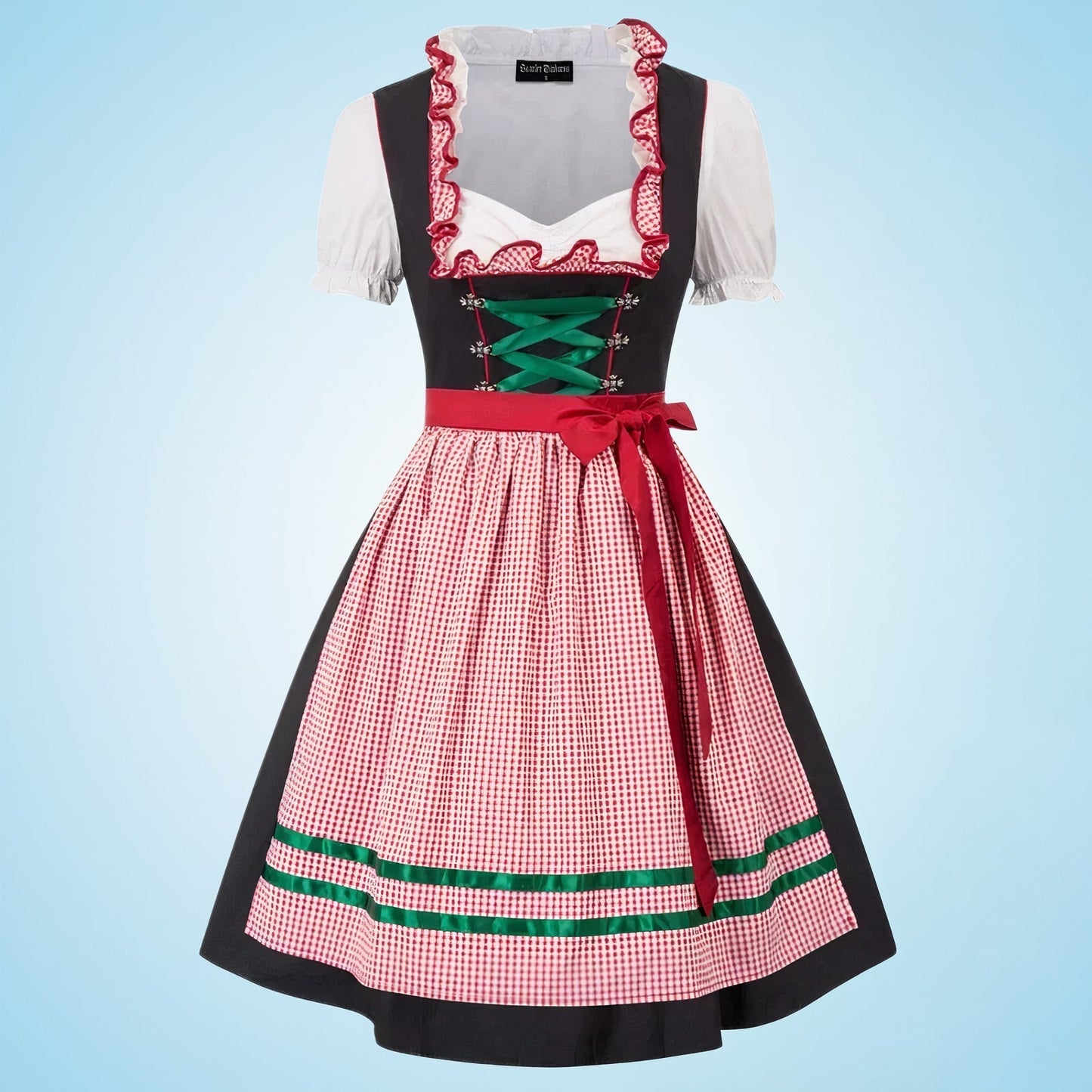 Elegante dames Oktoberfest jurk met rijke borduursels, stijlvol ontwerp, perfecte pasvorm, comfortabele stof.