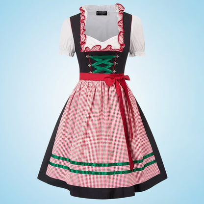 Elegante dames Oktoberfest jurk met rijke borduursels, stijlvol ontwerp, perfecte pasvorm, comfortabele stof.