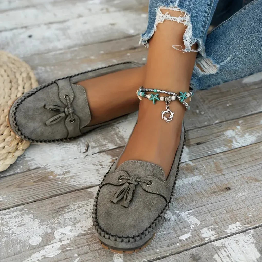 Roze instappers dames, comfortabele mocassins, stijlvol en ideaal voor warm weer.