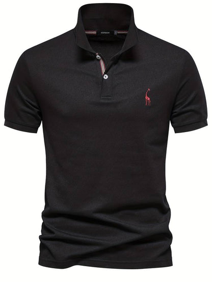 "Elegante heren polo in beige, blauw en bordeaux rood met hoogwaardige afwerking, perfecte balans tussen stijl en comfort."