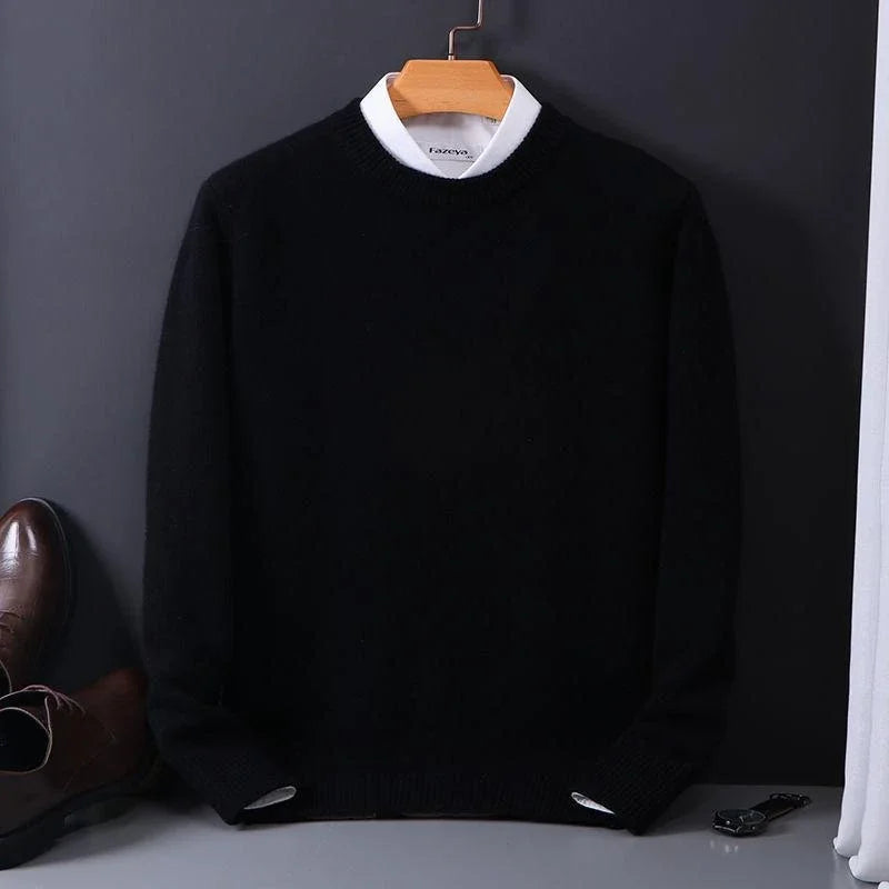 "Elegante kasjmier trui in diverse kleuren, zachte luxe stof, ideaal voor stijl en comfort op koude dagen."