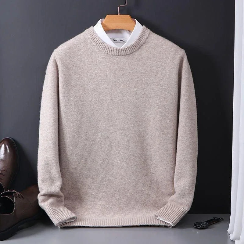 "Elegante kasjmier trui in diverse kleuren, zachte luxe stof, ideaal voor stijl en comfort op koude dagen."