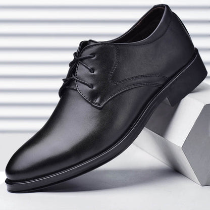 "Elegante matleren heren veterschoenen in bruin, stijlvolle look, trendy vetersluiting, voor zowel formele als casual outfits